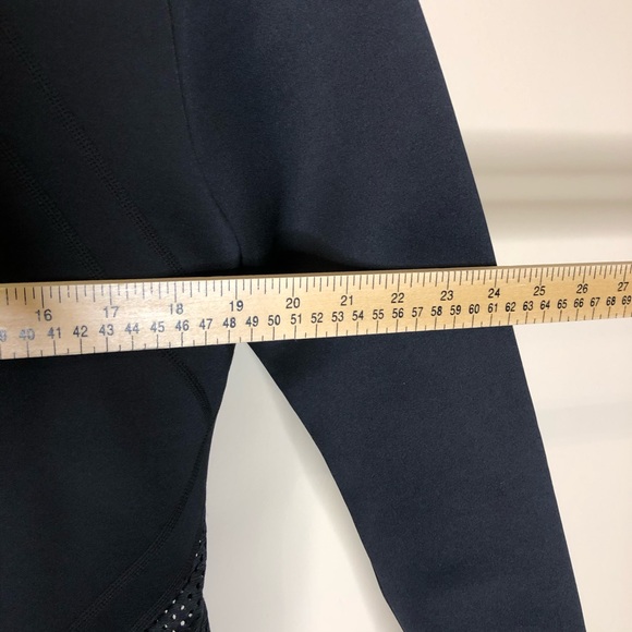 Fabletics Rory Mesh Black Neoprene Sweat Top S - Picture 7 of 8